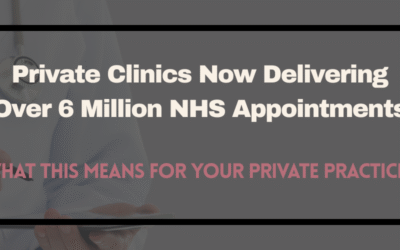Private Clinics Delivering Over 6 Million NHS Appointments